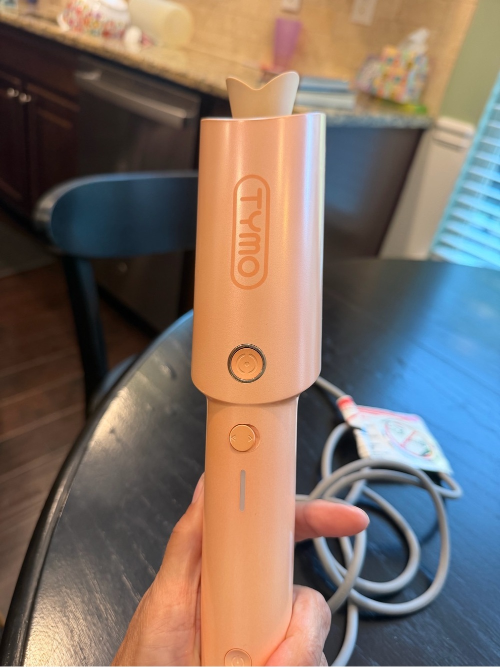 Tymo Rose Gold Auto Curler - Portable Women’s Hair Styling Tool